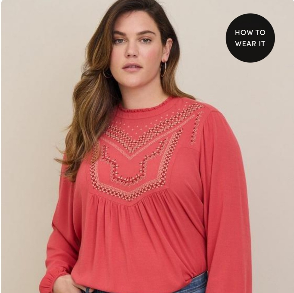 Torrid Gauze Blouse